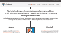 Desktop Screenshot of infosaas.com
